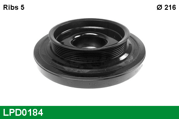 Belt Pulley, crankshaft (LPD0184)