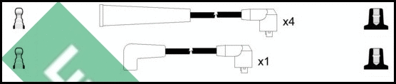 Ignition Cable Kit (LUC4381)