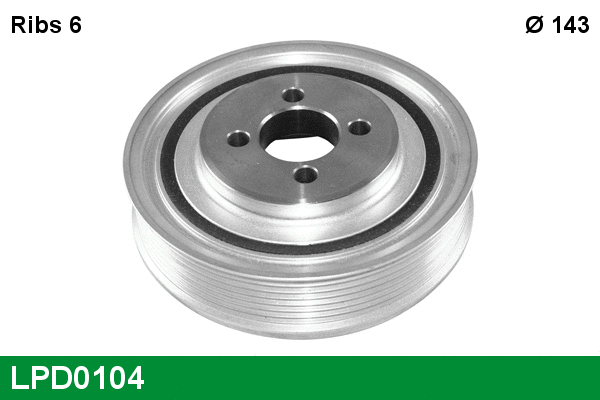 Belt Pulley, crankshaft (LPD0104)