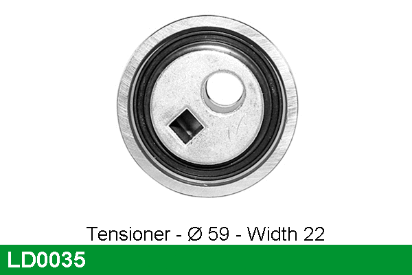 Tensioner Pulley, timing belt (LD0035)