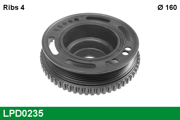 Belt Pulley, crankshaft (LPD0235)