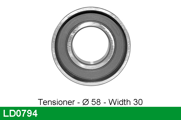 Tensioner Pulley, timing belt (LD0794)