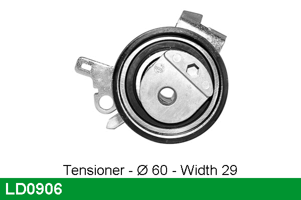 Tensioner Pulley, timing belt (LD0906)