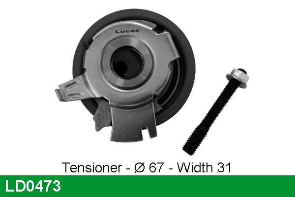 Tensioner Pulley, timing belt (LD0473)