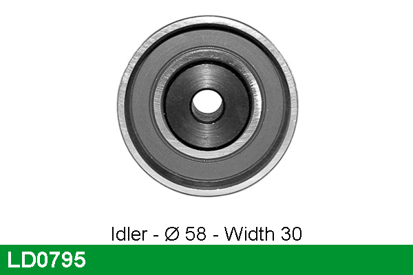 Tensioner Pulley, timing belt (LD0795)