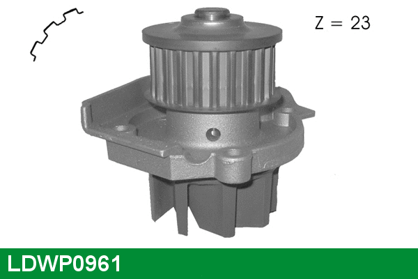 Water Pump, engine cooling (LDWP0961)