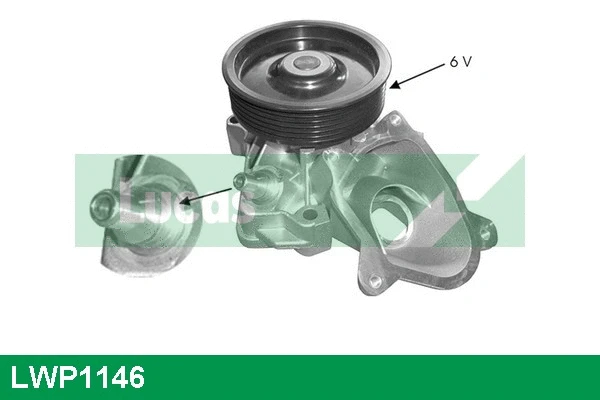 Water Pump, engine cooling (LWP1146)