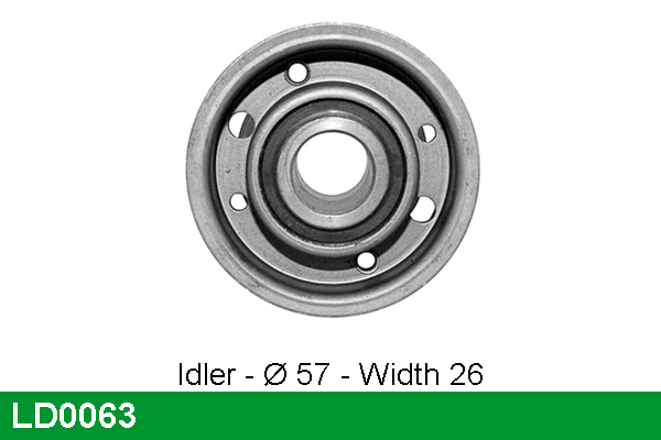 Tensioner Pulley, timing belt (LD0063)