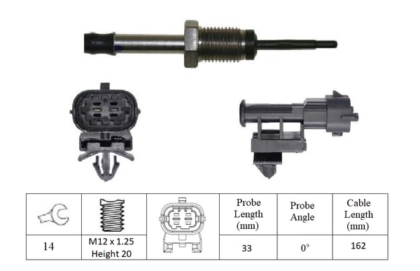 Sensor, exhaust gas temperature (LGS7018)