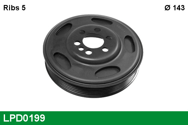 Belt Pulley, crankshaft (LPD0199)