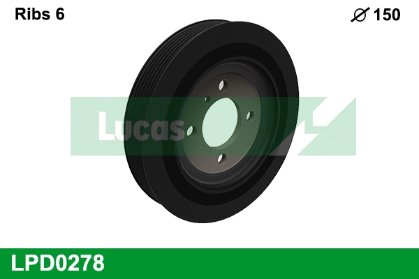 Belt Pulley, crankshaft (LPD0278)