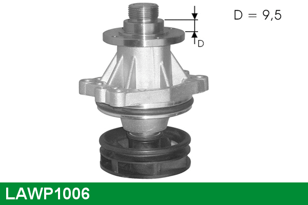 Water Pump, engine cooling (LAWP1006)