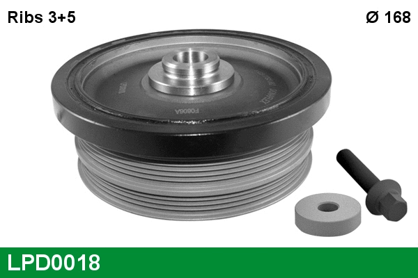 Belt Pulley, crankshaft (LPD0018)