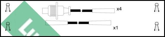 Ignition Cable Kit (LUC7017)