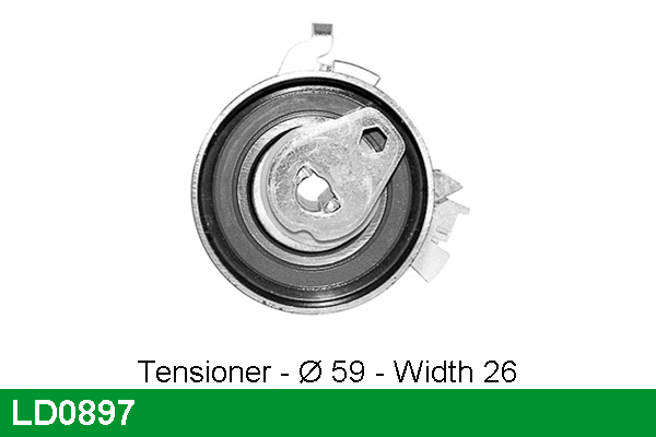 Tensioner Pulley, timing belt (LD0897)