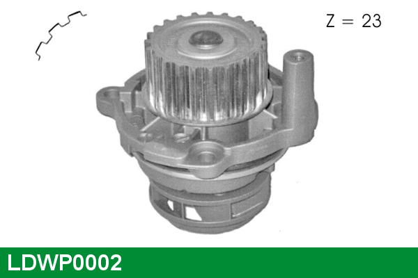 Water Pump, engine cooling (LDWP0002)