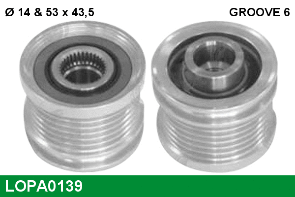 Alternator Freewheel Clutch (LOPA0139)