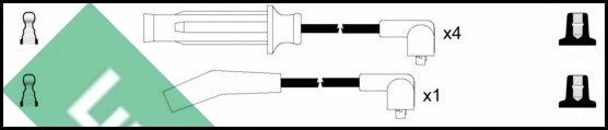 Ignition Cable Kit (LUC7097)