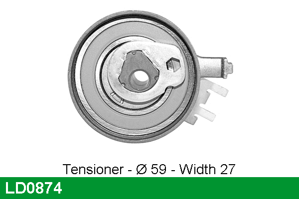 Tensioner Pulley, timing belt (LD0874)