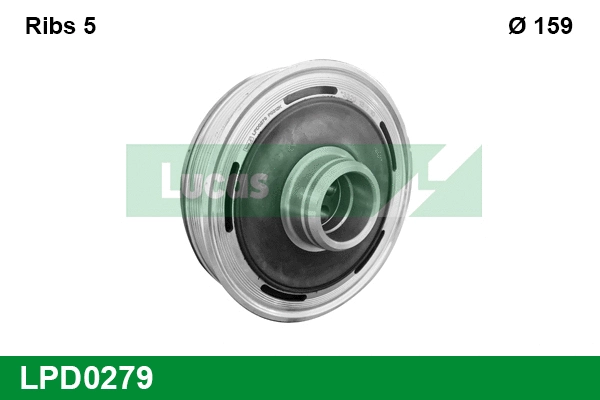 Belt Pulley, crankshaft (LPD0279)