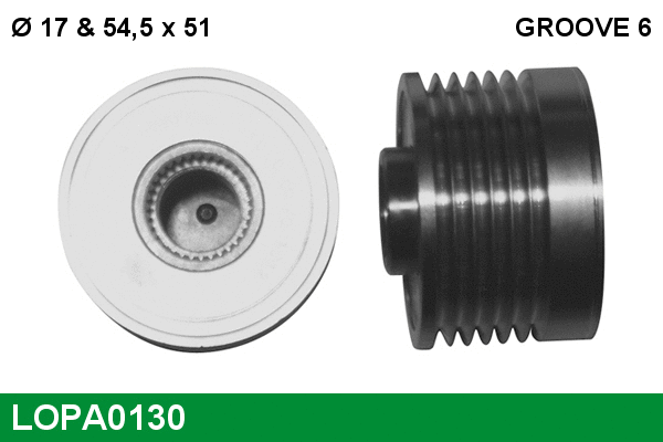 Alternator Freewheel Clutch (LOPA0130)