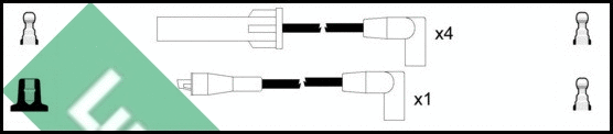 Ignition Cable Kit (LUC4183)