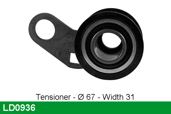 Tensioner Pulley, timing belt (LD0936)