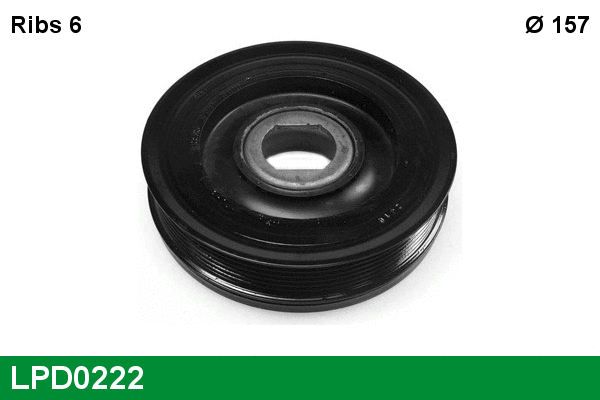 Belt Pulley, crankshaft (LPD0222)