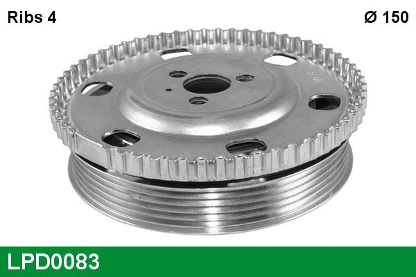 Belt Pulley, crankshaft (LPD0083)