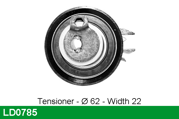 Tensioner Pulley, timing belt (LD0785)