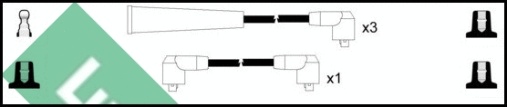 Ignition Cable Kit (LUC7310)