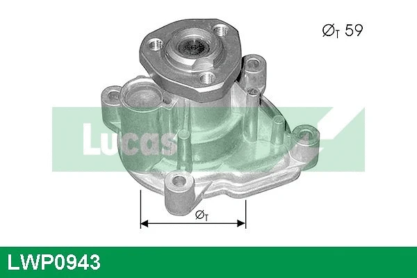 Water Pump, engine cooling (LWP0943)