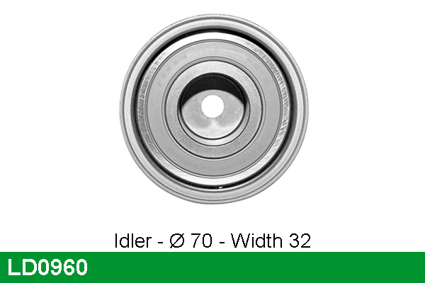 Tensioner Pulley, timing belt (LD0960)