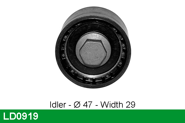 Tensioner Pulley, timing belt (LD0919)