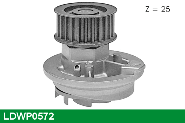 Water Pump, engine cooling (LDWP0572)