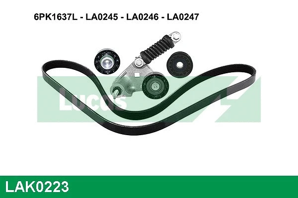 V-Ribbed Belt Set (LAK0223)