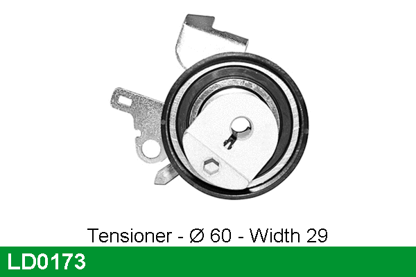 Tensioner Pulley, timing belt (LD0173)