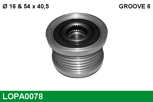 Alternator Freewheel Clutch (LOPA0078)