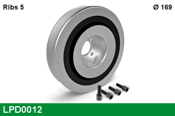 Belt Pulley, crankshaft (LPD0012)