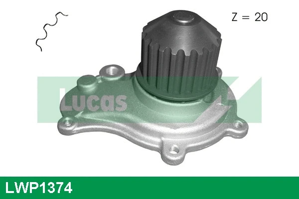 Water Pump, engine cooling (LWP1374)