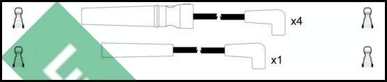 Ignition Cable Kit (LUC4019)