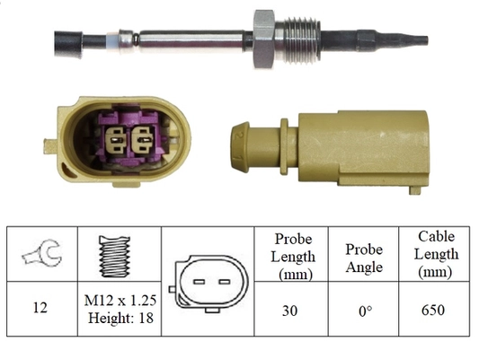 Sensor, exhaust gas temperature (LGS7287)