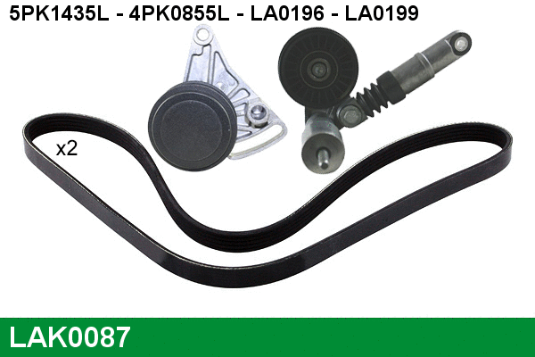 V-Ribbed Belt Set (LAK0087)