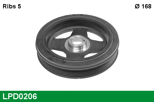 Belt Pulley, crankshaft (LPD0206)