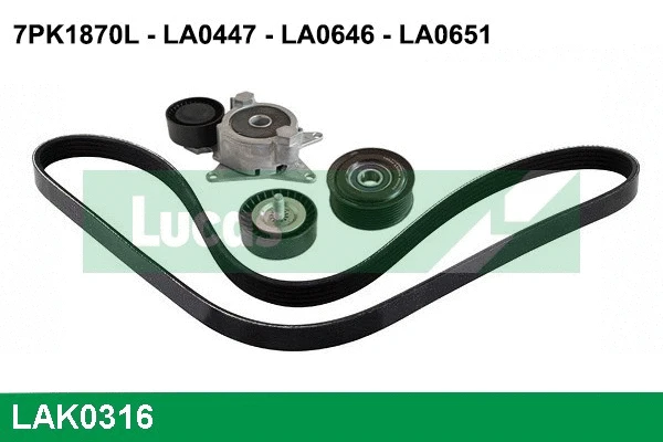 V-Ribbed Belt Set (LAK0316)