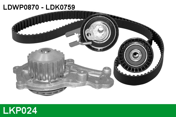 Water Pump & Timing Belt Kit (LKP024)