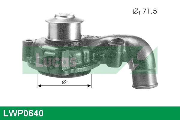 Water Pump, engine cooling (LWP0640)