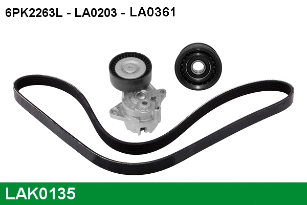 V-Ribbed Belt Set (LAK0135)