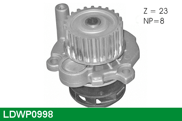 Water Pump, engine cooling (LDWP0998)