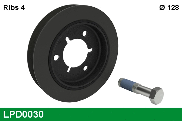 Belt Pulley, crankshaft (LPD0030)